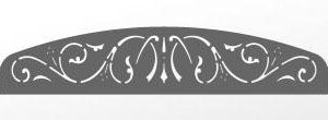 fabrication lambrequin motif traditionnel sur mesure - LA019