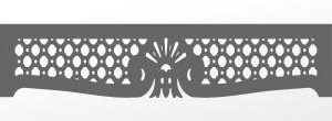 fabrication lambrequin motif traditionnel sur mesure - LA022