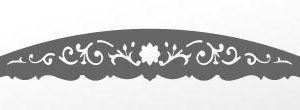 fabrication lambrequin motif traditionnel sur mesure - LA028