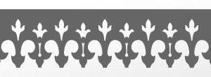 fabrication lambrequin motif traditionnel sur mesure - LA035